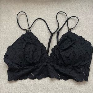 Aerie Racerback Bralette | Color: Black | Size: M